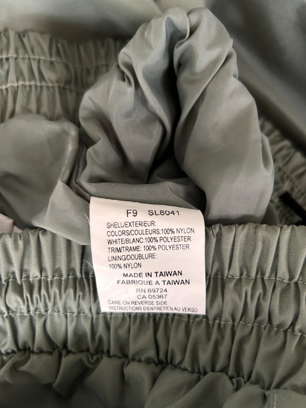 Vintage 90s Columbia Sportswear Nylon Cargo Pants Green Gorpcore M - Picture 7 of 10